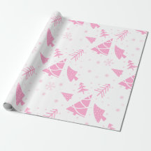 Arbres de Noël roses