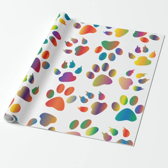 Papier Cadeau Arc-en-ciel (Déroulé)