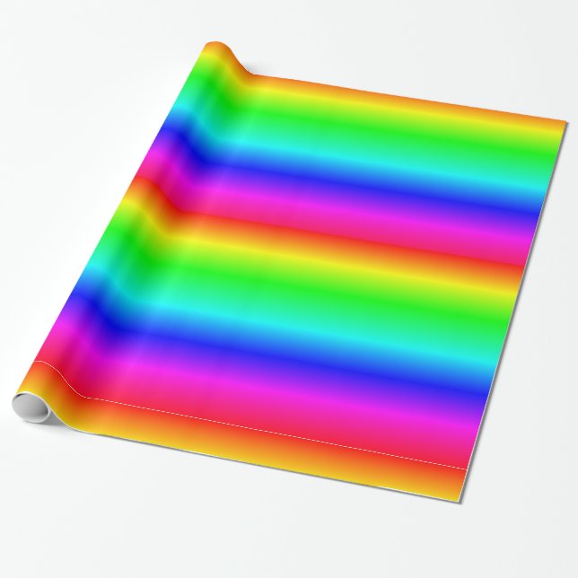 Papier cadeau arc-en-ciel (Déroulé)