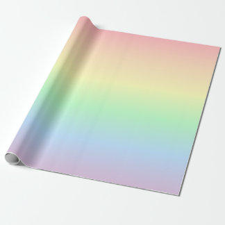 Papier Cadeau Arc en ciel aux couleurs pastel