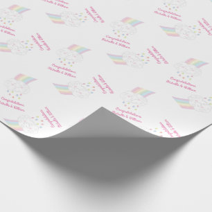 Papier Cadeau Arc-en-ciel Baby shower