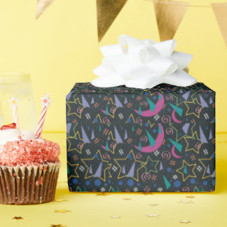 Papier Cadeau Arcade Galactique des 90