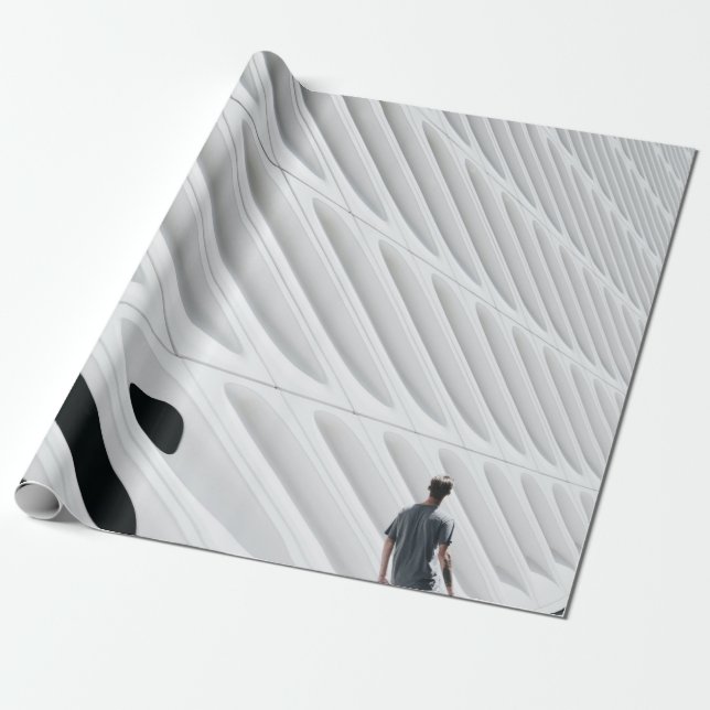 Papier Cadeau Architecture créative de l'homme blanc (Déroulé)