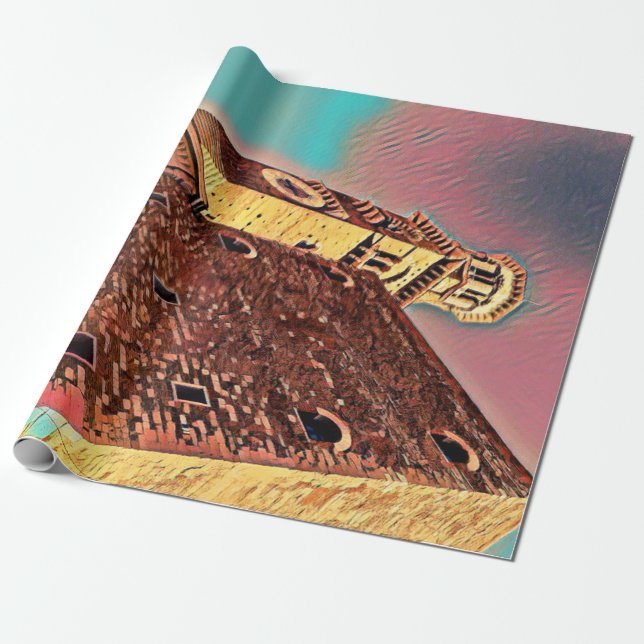 Papier Cadeau Architecture en Italie (Déroulé)