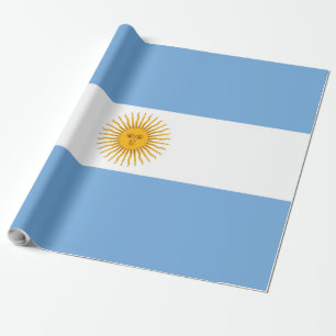 Papier Cadeau Argentina flag