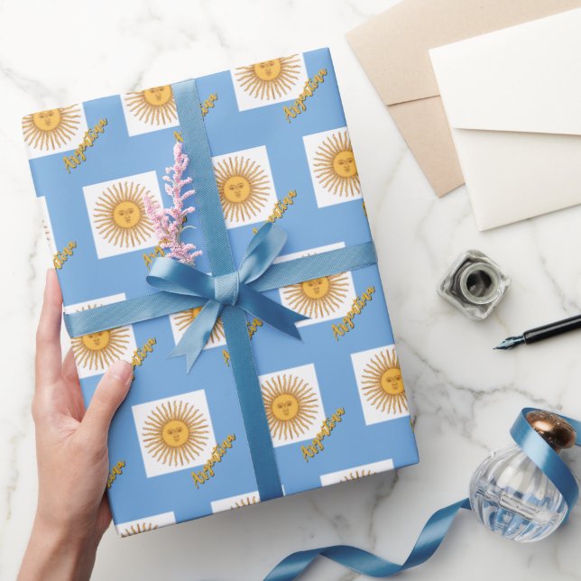 Papier Cadeau Argentina Wrapping Paper, Argentine (Cadeaux)