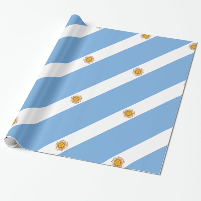 Papier Cadeau Argentine (Déroulé)