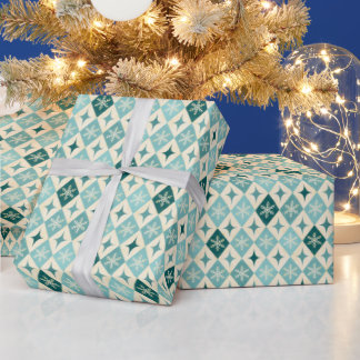 Papier Cadeau Arlequin Arlequin MCM bleu