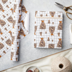 Papier Cadeau Armadillo, diplômé d'Orange Texas