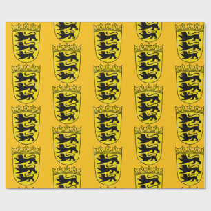 Papier Cadeau Armoiries de l'État allemand de Bade-Wurtemberg