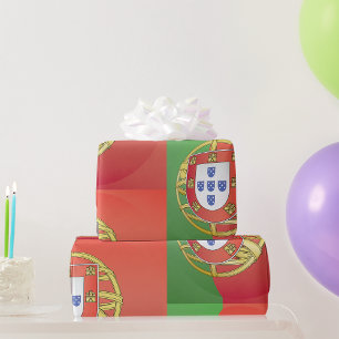 Papier Cadeau Armoiries du drapeau du Portugal Crête portugaise