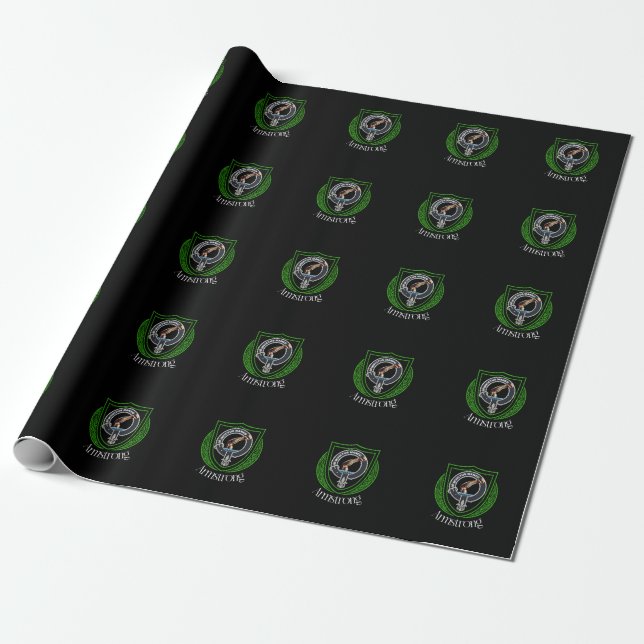 Papier Cadeau Armstrong Scottish Clan Crest (Déroulé)