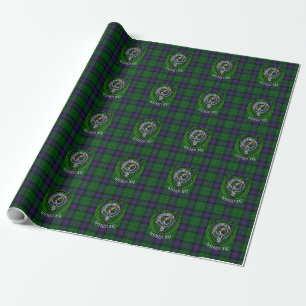 Papier Cadeau Armstrong Scottish Clan Tartan & Crest