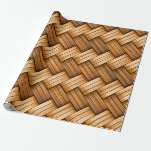 Papier Cadeau Armure de panier en osier d'amusement