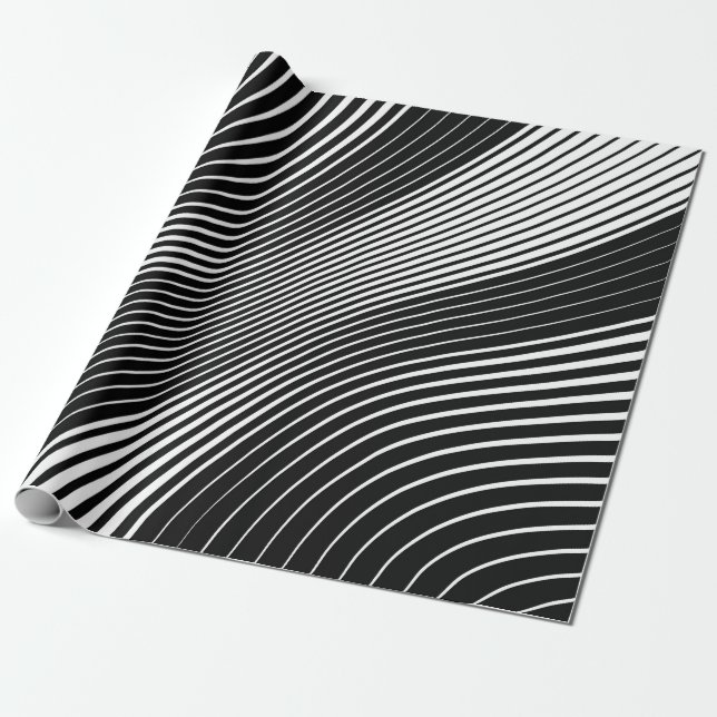 Papier Cadeau Arrière - plan Abstrait déformé diagonal rayé. vin (Déroulé)