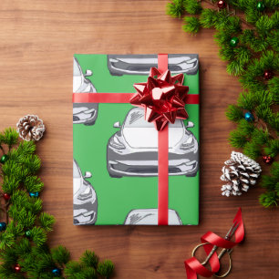 Papier Cadeau Arrière - plan blanc véhicule électrique SUV Voitu