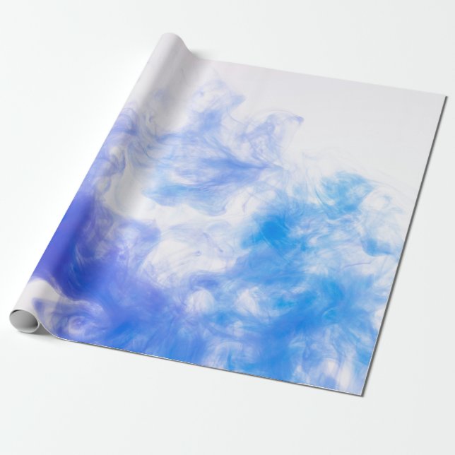 Papier Cadeau Arrière - plan de peinture motif de fumée (Déroulé)