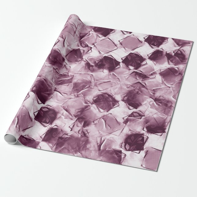 Papier Cadeau Arrière - plan de texture aquarelle mottée. Main d (Déroulé)