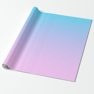 Papier Cadeau Arrière - plan dégradé bleu et rose