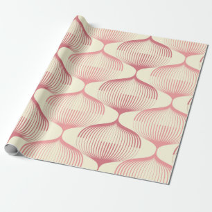 Papier Cadeau Arrière - plan motif géométrique transparent av