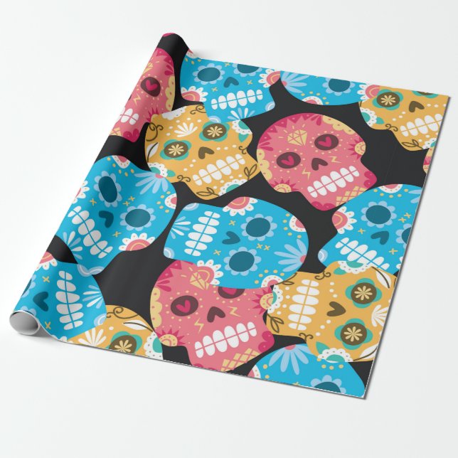 Papier Cadeau Arrière - plan sans soudure (Déroulé)
