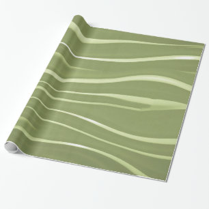 Papier Cadeau Arrière - plan Vert Et Bandes