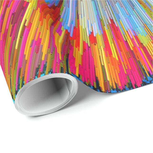 Papier Cadeau Art Abstrait 167 (Coin rond)