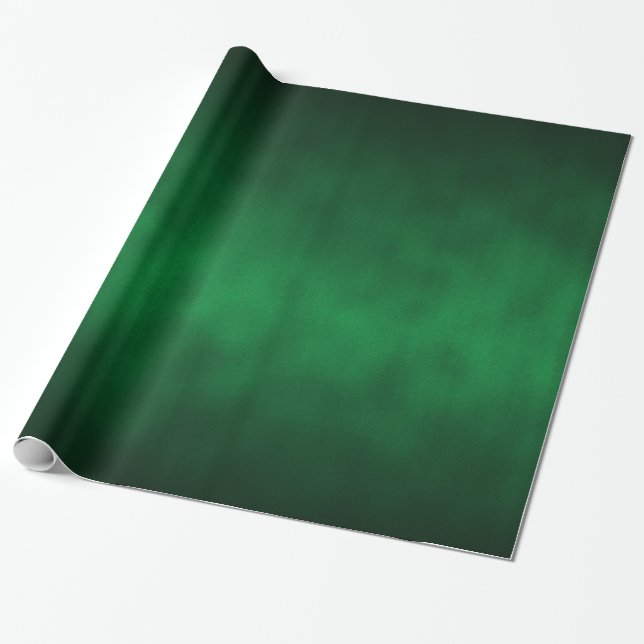 Papier Cadeau Art abstrait gothique vert d'Ombre (Déroulé)
