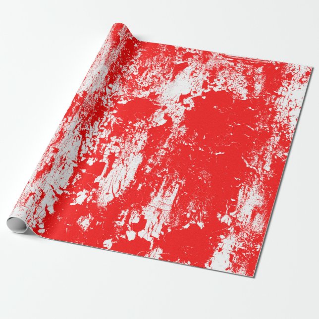 Papier Cadeau Art abstrait grunge illustration effet de brosse à (Déroulé)