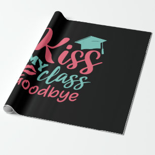 Papier Cadeau Art   Baiser mes adieux de classe
