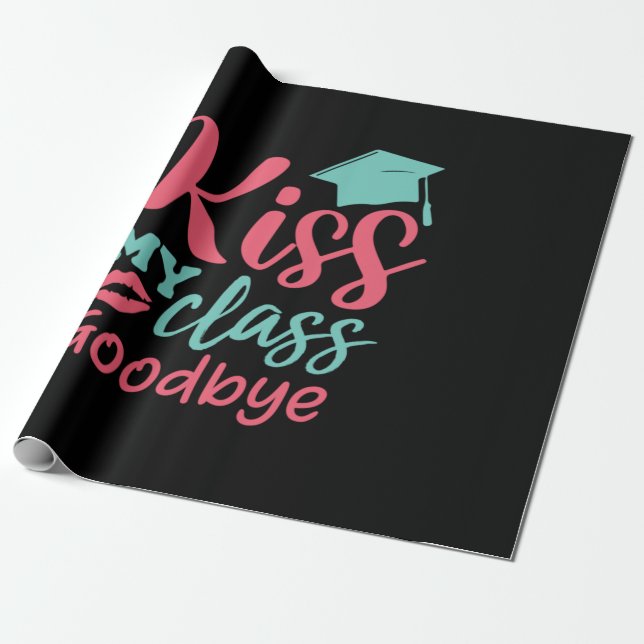 Papier Cadeau Art | Baiser mes adieux de classe (Déroulé)