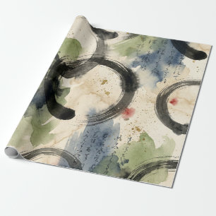 Papier Cadeau Art de calligraphie japonaise vintage (3)