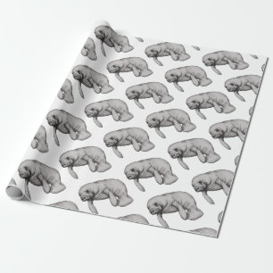 Papier Cadeau art de lamantin