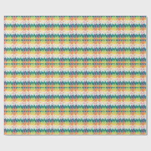 Papier Cadeau Art de motif liquide coloré goutte arc-en-ciel abs