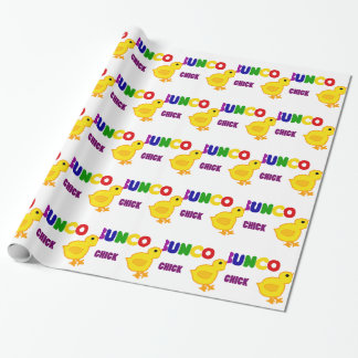Papier Cadeau Art de poussin de Bunco d'amusement