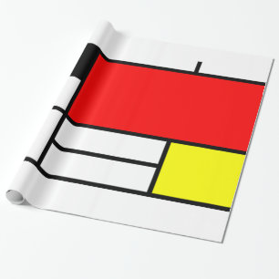 Papier Cadeau Art de style de Mondrian