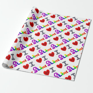 Papier Cadeau Art drôle de boue d'amour d'I
