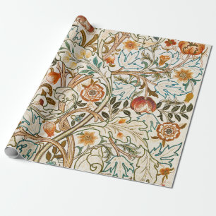 Papier Cadeau Art floral vintage acanthus de William Morris