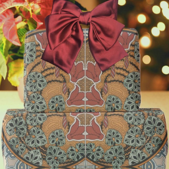 Papier Cadeau Art nouveau Cyclamen floral Eugene Grasset elegant (Créateur téléchargé)