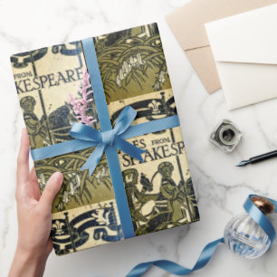 Papier Cadeau Art Nouveau Shakespeare Couverture du livre
