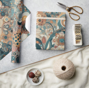 Papier Cadeau Art Nouveau Style Art Nouveau Art fin peinture flo