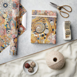 Papier Cadeau Art Nouveau Style Art Nouveau Art fin peinture flo