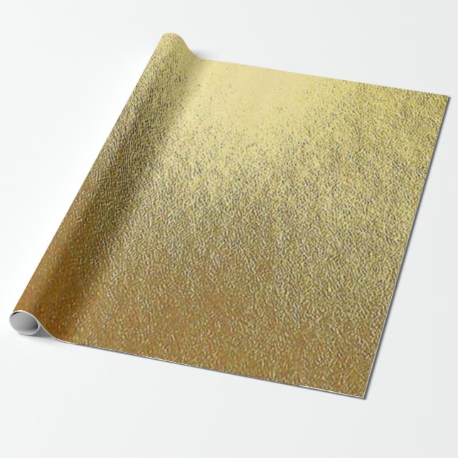 Papier Cadeau Art Or brillant (Déroulé)