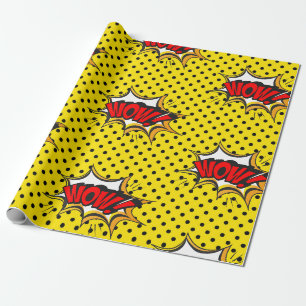 Papier Cadeau Art Pop Comic