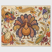 Art surréaliste festif de Thanksgiving
