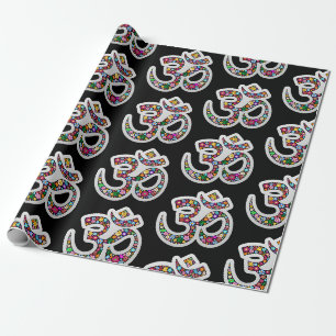 Papier Cadeau Art symbolique floral Namaste