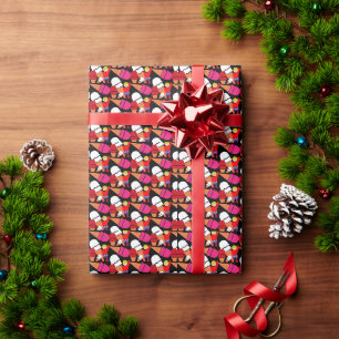 Papier Cadeau Art vintage rétro de glace