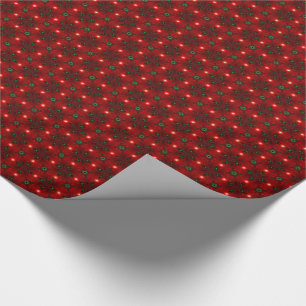 Papier Cadeau Artdeco de Noël en style rétro