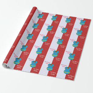 Papier Cadeau Arubéen Ange Cheveux Noirs Rouge Blanc Personnalis