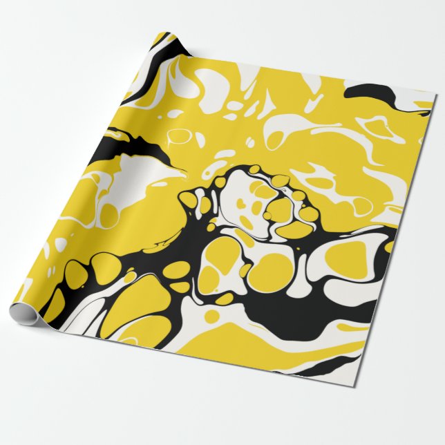 Papier Cadeau Asher - Liquify Abstraction (Déroulé)